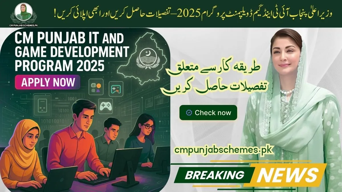 IT and Game Development Program 2025 by CM Punjab