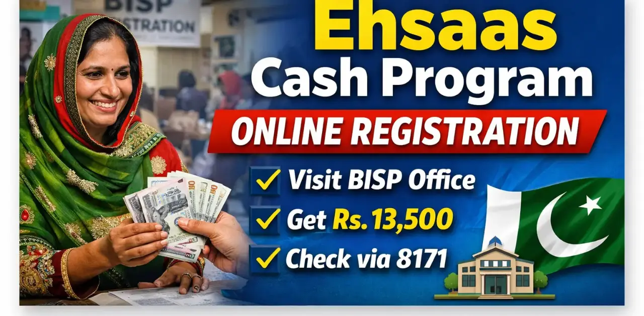 Ehsaas Cash Program providing financial assistance to low-income families in Pakistan 2026